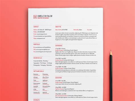 Free Resume Template for Graphic Designer in 2024 - ResumeKraft