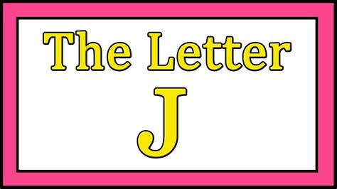 The Letter J Songs - ABC Songs - Toddler Baby Preschool - Learn the ...