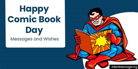 Happy Comic Book Day Wishes, Messages, Quotes