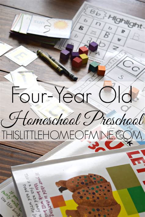 Four-Year Old Homeschool Preschool | Homeschool preschool, Preschool fun, Preschool learning ...