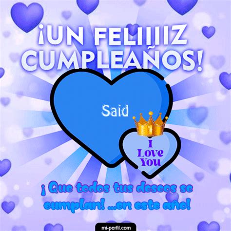 🎂Un Feliz Cumpleaños Said