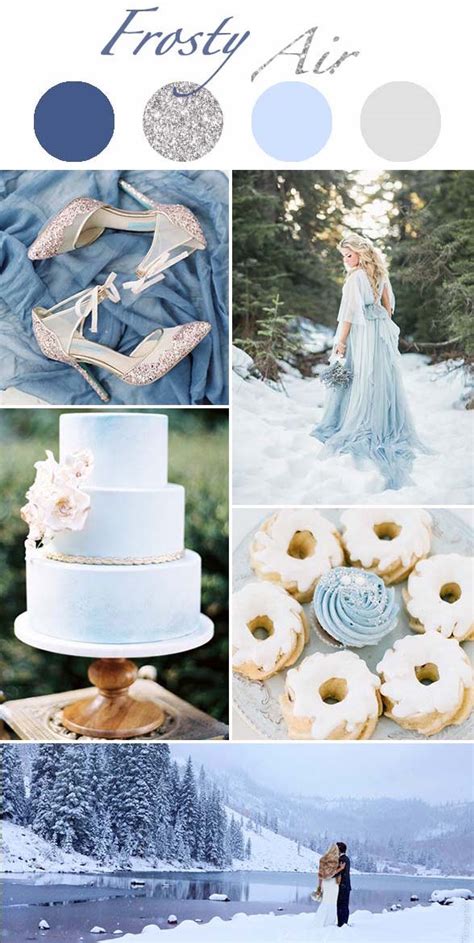 Types Of Winter Wedding Color Themes Which Presents Cool Tones That ...