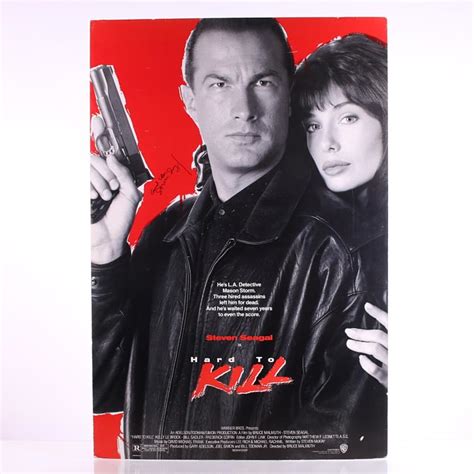 Lot - Steven Seagal "Hard to Kill" Autographed Poster