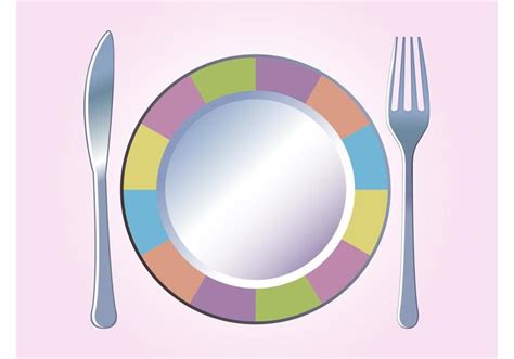 Colorful Plate Vector - Download Free Vector Art, Stock Graphics & Images