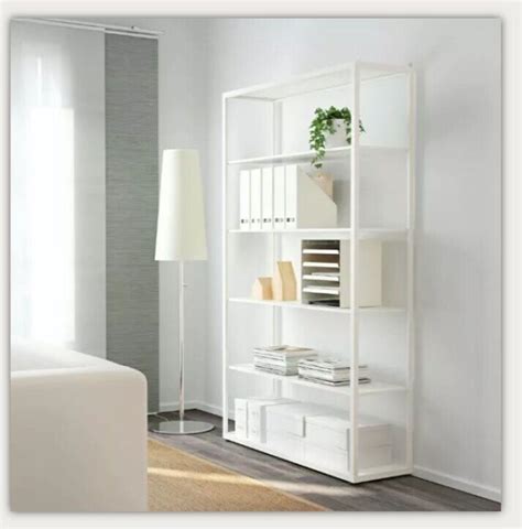 Ikea FJÄLKINGE Shelving unit, white, 118x193 cm good condition for sale | in Kilburn, London ...