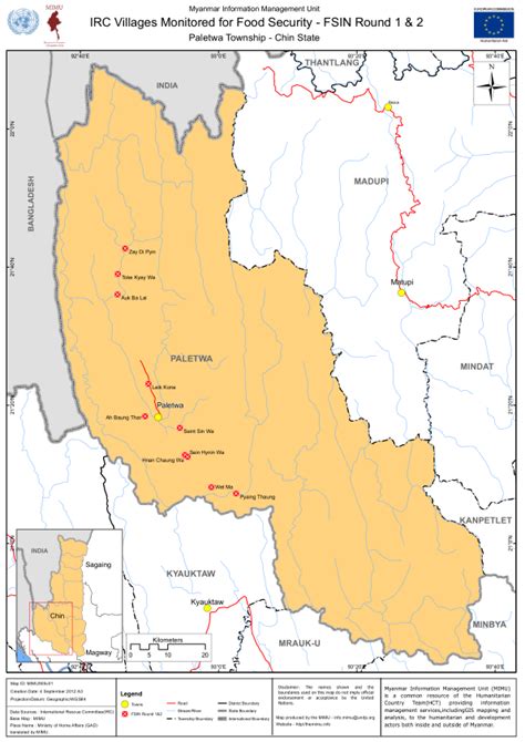 Myanmar IRC Villages Monitored for Food Security - FSIN Round 1 & 2 ...