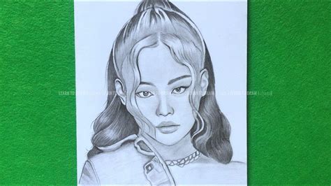 Jennie Outline Drawing