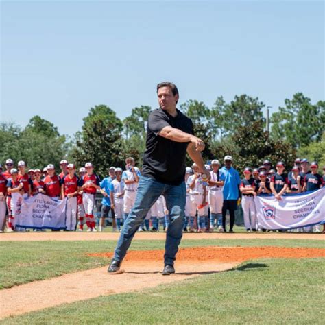 Gallery: Governor Ron DeSantis Visits Little League Baseball Tournament ...