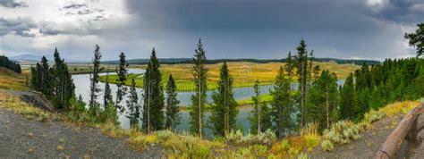 Hayden Valley, Yellowstone National Park, WY, USA Stock Photo - Image ...