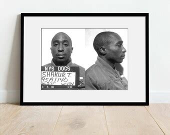 Tupac Shakur Mugshot - Etsy