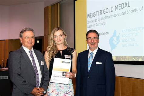 Webster Gold Medal Winner 2018 — Pharmaceutical Society of Western Australia Inc