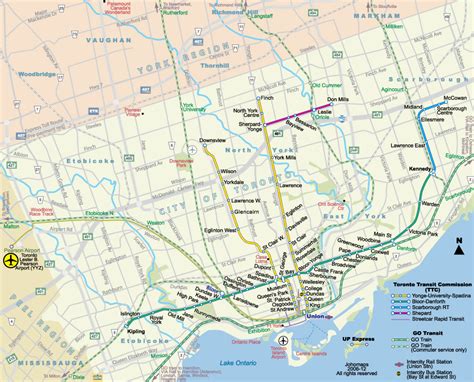 Subway Map In Toronto - United States Map