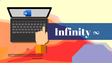 4 Easy Ways to Type the Infinity Symbol Text (∞) in Word - Software Accountant