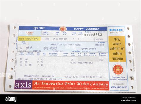 Railway ticket hi-res stock photography and images - Alamy