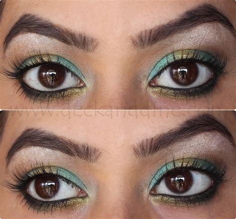 Sonakshi Sinha IIFA Rocks 2016 Green and Golden eye makeup tutorial - Deck and Dine