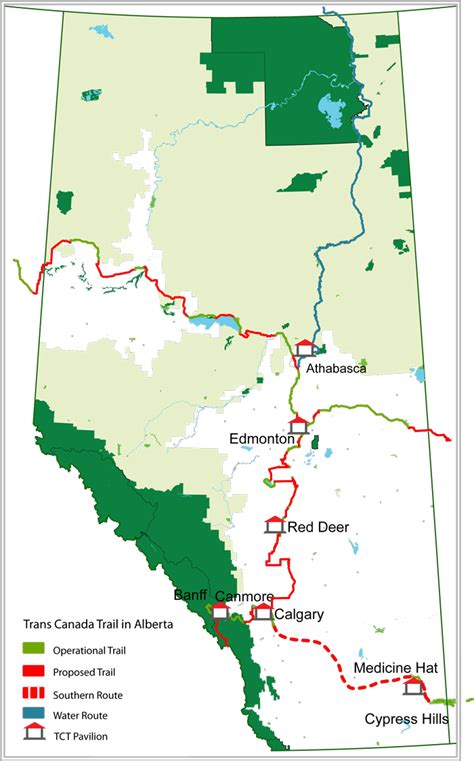 Athabasca River Map