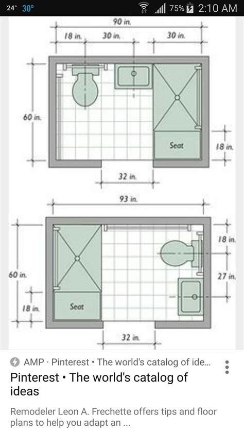 Pin by lori darling on bathrooms | Small bathroom layout, Small bathroom floor plans, Bathroom plans