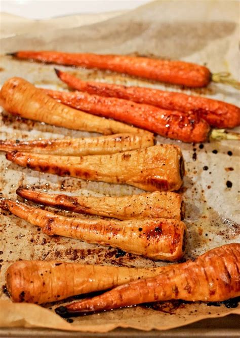 Honey Roasted Carrots and Parsnips | Love & Zest