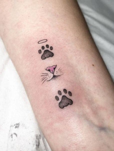 Cat paw print tattoo ideas photos