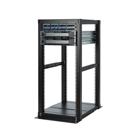 25U Open Frame Rack/Cabinet - 4 Post | Adjustable Depth | StarTech.com