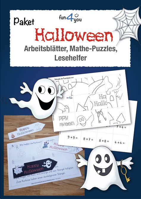 Sparpaket Halloween – Unterrichtsmaterial in den Fächern Mathematik & Deutsch ...