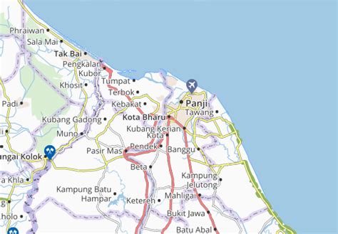 MICHELIN Kota Bharu map - ViaMichelin