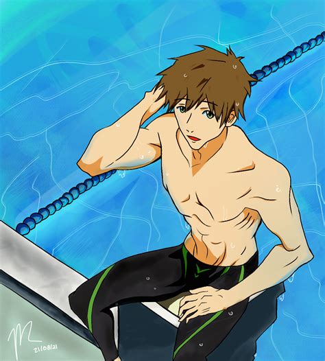 ArtStation - Fanart Makoto Tachibana from Free!!