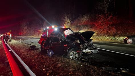 1 Injured in Multi-Vehicle Crash, Car Fire on Merritt Parkway in ...