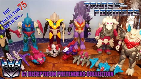 Transformers G1 1987 Decepticon Pretenders Collection Video - YouTube