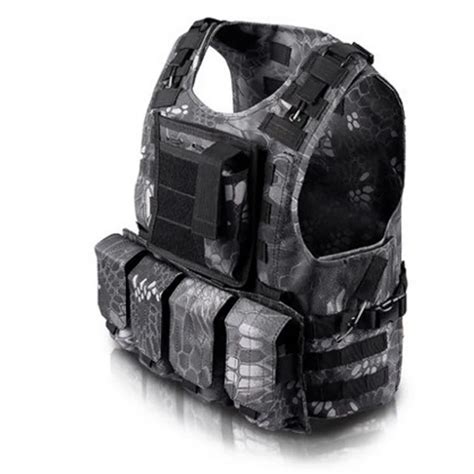 51783 Military Tactical Gear Molle Vest Multicam Airsoft Plate Carrier Kryptek Fast To Wear Off ...