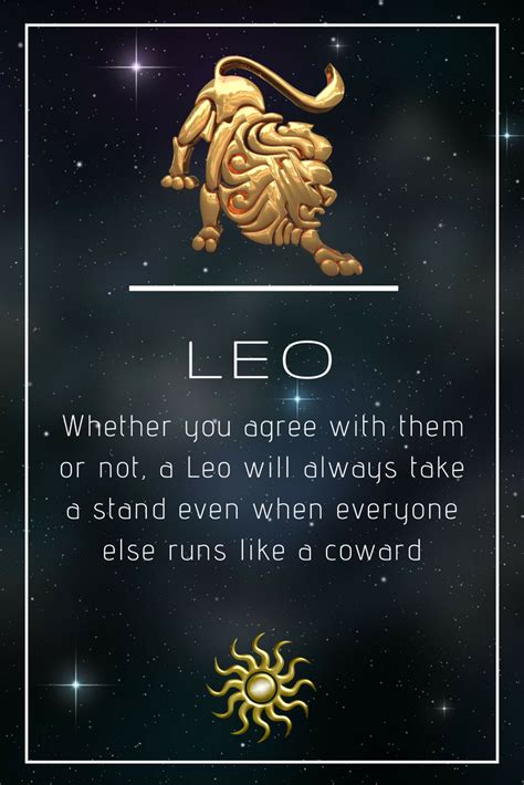 A Leo doesn't back down! Click to get daily Horoscopes sent to your Messenger. | Leo, Daily ...