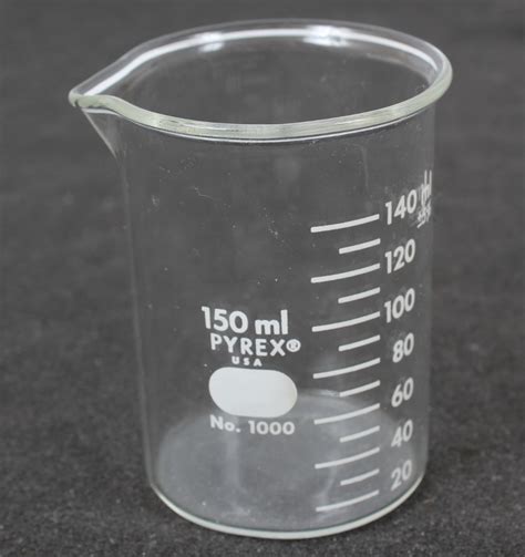 Corning PYREX Griffin Low Form 150mL Beaker, Graduated 1000-150 ...