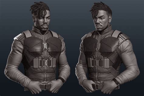 ArtStation - Black Panther Killmonger Fanart