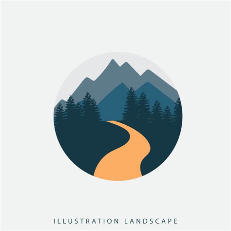 mountain illustration design 2498948 Vector Art at Vecteezy