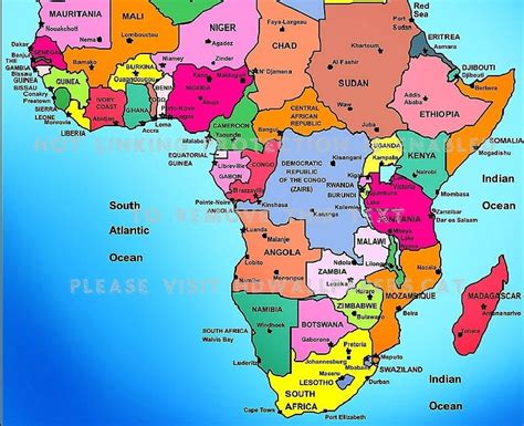 Political Map Africa Countries Cities, African Continent HD wallpaper | Pxfuel
