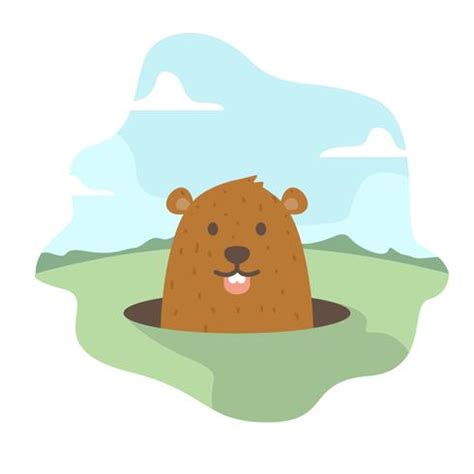 Groundhog vector illustration 268887 Vector Art at Vecteezy