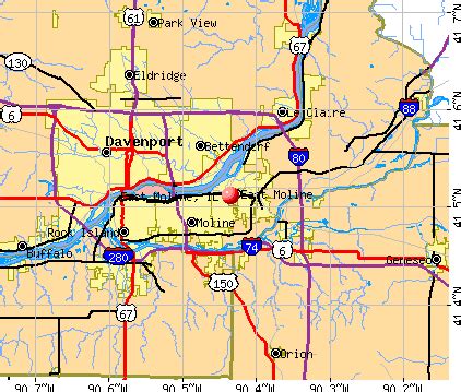 East Moline, Illinois (IL) profile: population, maps, real estate ...