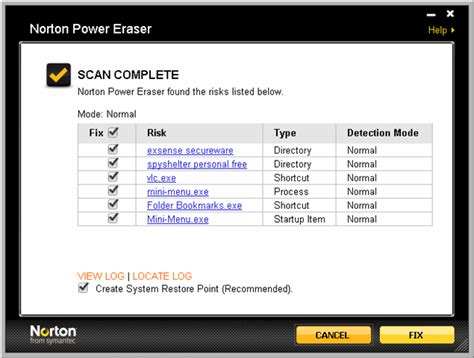 Norton Power Eraser ~ Virus Removal Support