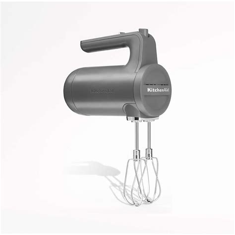 KitchenAid Grey Cordless Hand Mixer + Reviews | Crate & Barrel