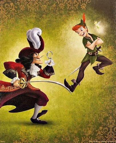 Childhood Animated Movie Heroines images Peter Pan and Captain Hook HD wallpaper and background ...