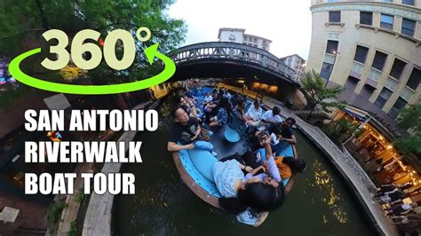 SAN ANTONIO RIVERWALK BOAT RIDE 360 - YouTube