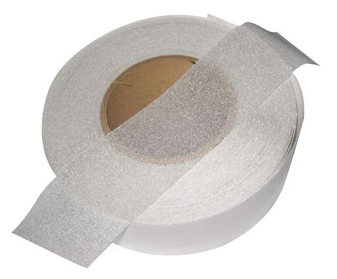 HARRIS Solid Clear Anti-Slip Tape, 2 in x 60.0 ft, 80 Grit Silicon ...