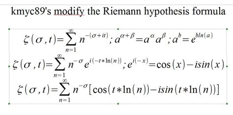 kmyc89's modify the Riemann hypothesis formula | Riemann zet… | Flickr