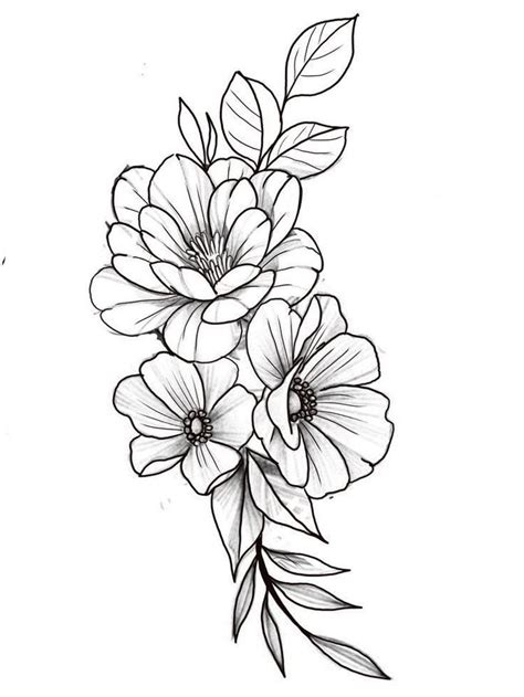 Pin by Tosha Reed on my business | Flower tattoo drawings, Floral tattoo design, Tattoo design ...