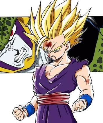 Gohan vs Cell manga color | Sangoku, Anime, Dessin