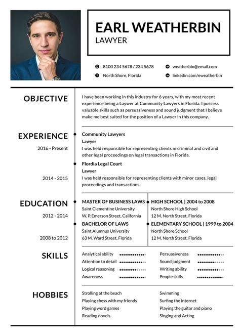 Free Basic Lawyer Resume CV Template in Photoshop (PSD), Illustrator ...