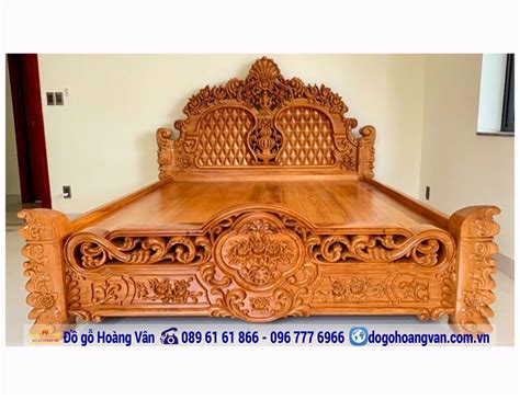 Siêu Thị Các Mẫu Giường Ngủ Đẹp Nhất Gỗ Tốt, Giá Rẻ GN139 – Đồ gỗ Hoàng Vân