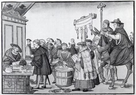 Johann Tetzel, who was selling indulgences to Luther's parishioners ...