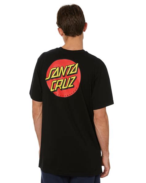 Santa Cruz Classic Dot Tee - Black | SurfStitch