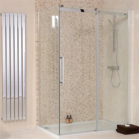 1400 x 900 Aquafloe Elite ll 8mm Sliding Shower Enclosure